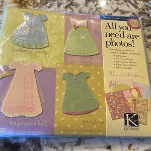 New K & Company scrap photo books One large one keepsake